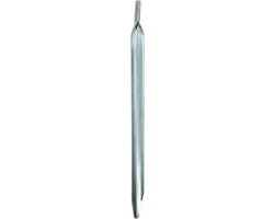 ProPlus Halfronde stalen tentharing met haak - 30 cm - zilver - geschikt voor zachte bodems van ProPlus — afbeelding 2