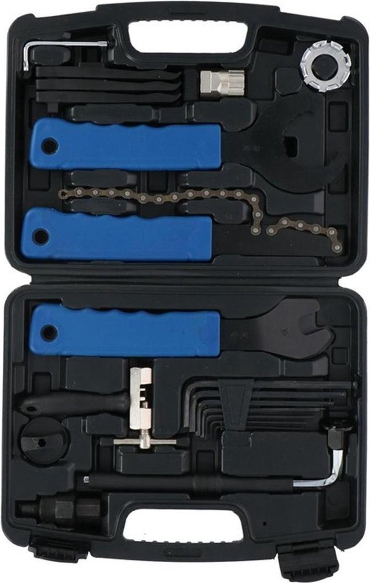 Kinzo Fietsreparatieset - Alles-in-1 - 21-Delig - In handige koffer |  bol.com