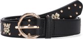 Fabienne Chapot Clover Studded Belt Riemen - Zwart - Maat 95