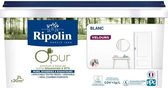 Biobased verf muren en plafonds wit fluweel 2L Ripolin