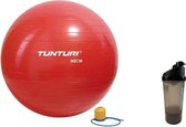 Tunturi - Fitness Set - Shakebeker - Gymball Rood 90 cm