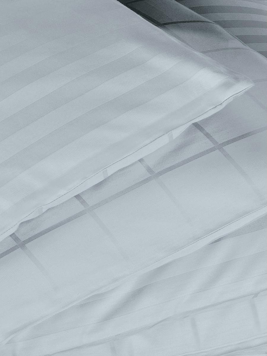 De Witte Lietaer Dekbedovertrek Katoen Satijn Zygo - Lits Jumeaux - 240 x 220 cm - Blauw