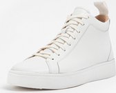 FitFlop Rally High Top Sneaker - Leather WIT - Maat 36