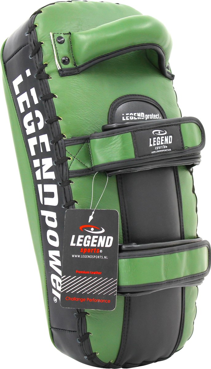Legend Sports Stootkussen Thai Pad Leer 42 Cm Legergroen