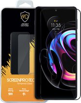 Motorola Edge 20 Lite Screenprotector - MobyDefend Gehard Glas Screensaver - Zwarte Randen - Screen Protector - Glasplaatje Geschikt Voor: Motorola Edge 20 Lite