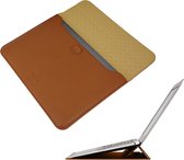 13,3 pouces Ultra Sleeve avec fonction ergo Stand, Housse pour tablette, sacoche pour ordinateur portable de luxe, marron, marque i12Cover