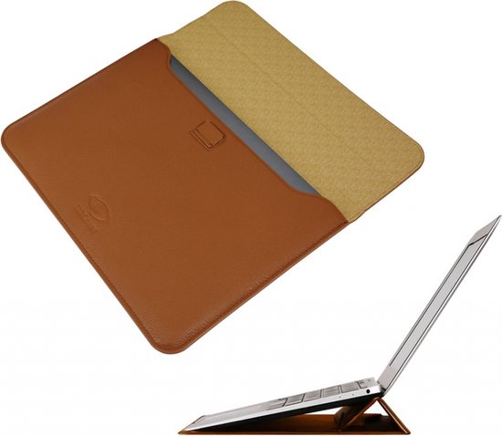 13.3 inch Ultra Sleeve met ergo Standfunctie, Tablet Hoes, luxe laptop tas