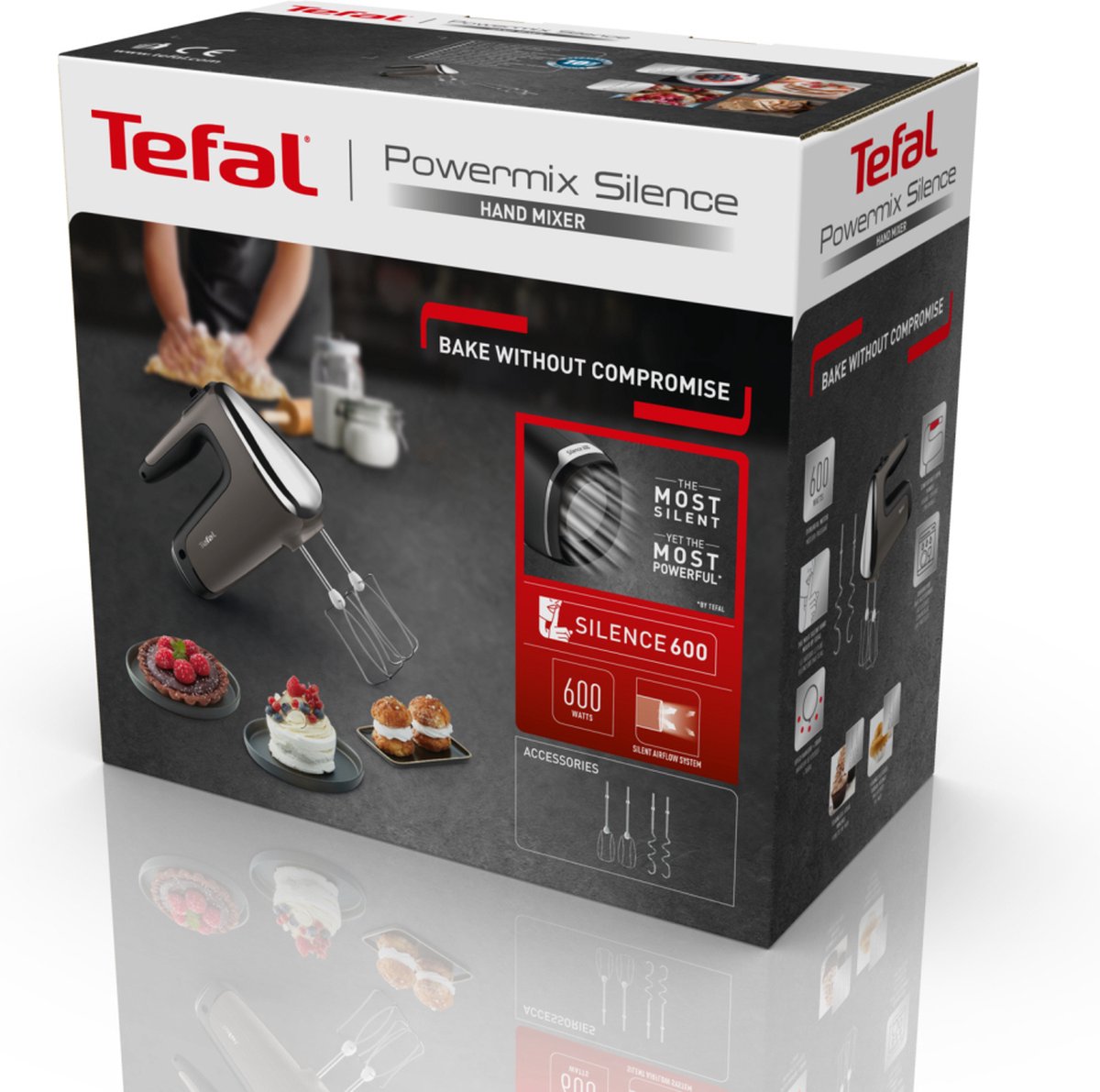 Tefal Powermix Silence HT650E - Handmixer | bol.com