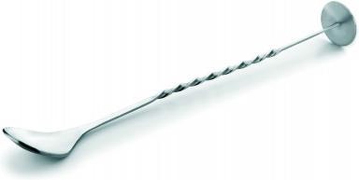 Ibili Cocktaillepel RVS Met Tonicstamper 27 cm