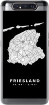 Geschikt voor Samsung Galaxy A80 hoesje - Kaart - Friesland - Nederland - Siliconen Telefoonhoesje