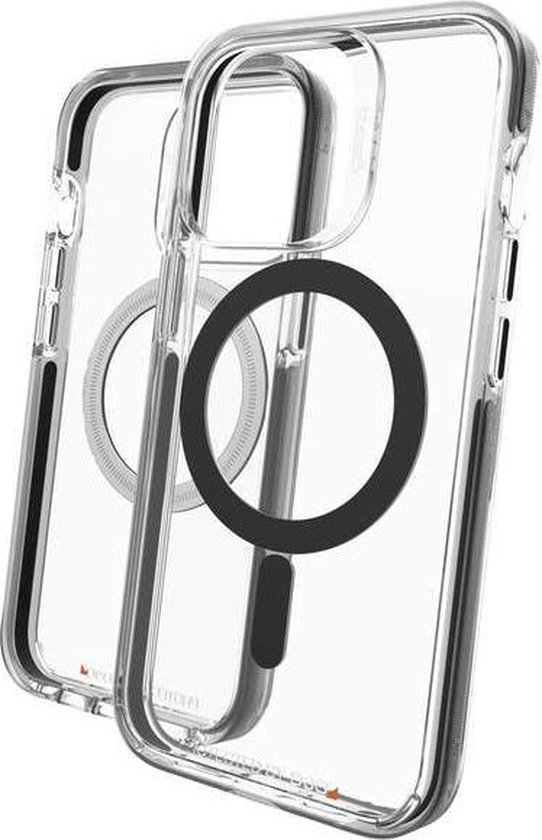 GEAR4 Santa Cruz Snap coque de protection pour téléphones portables 15,5 cm (6.1") Housse Noir, Transparent