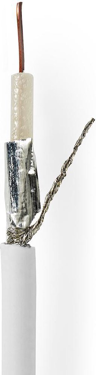 Nedis Coaxkabel Op Haspel | Csbg4015wt250 | Wit