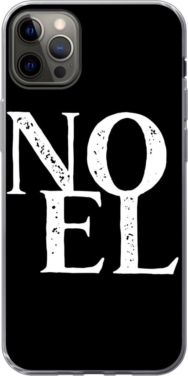 Telefoonhoesje Geschikt voor iPhone 12 Pro Max hoesje - Spreuken - Kerst - Quotes - Noel - Siliconen Telefoonhoesje Telefoonhoesje