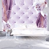 Zelfklevend fotobehang - Violette lelies, 8 maten, premium print