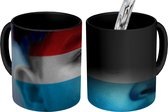 Magische Mok - Foto op Warmte Mokken - Koffiemok - Vlag van Luxemburg - Magic Mok - Beker - 350 ML - Theemok