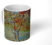 Mok - Koffiemok - De roze perzikboom - Vincent van Gogh - Mokken - 350 ML - Beker - Koffiemokken - Theemok