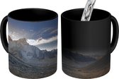 Magische Mok - Foto op Warmte Mok - Panoramisch uitzicht over Mount Everest in Nepal - 350 ML