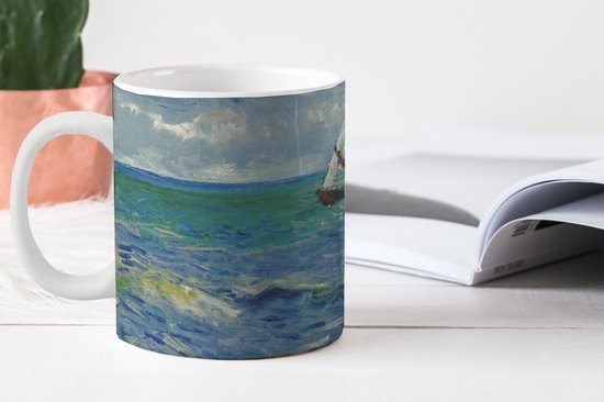 Mug - Paysage marin aux Saintes-Maries-de-la- Mer - Vincent van Gogh - 350 ML - Tasse
