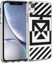 iMoshion Design voor de iPhone Xr hoesje - Grafisch - Kruis - Transparant