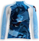 UVEA Tshirt rashguard anti UV 80+ jersey lange mouwen INDIANA - Maat 2/4 jaar - Geprinte dragoon
