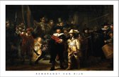 Walljar - Rembrandt van Rijn - De Nachtwacht - Muurdecoratie - Plexiglas schilderij
