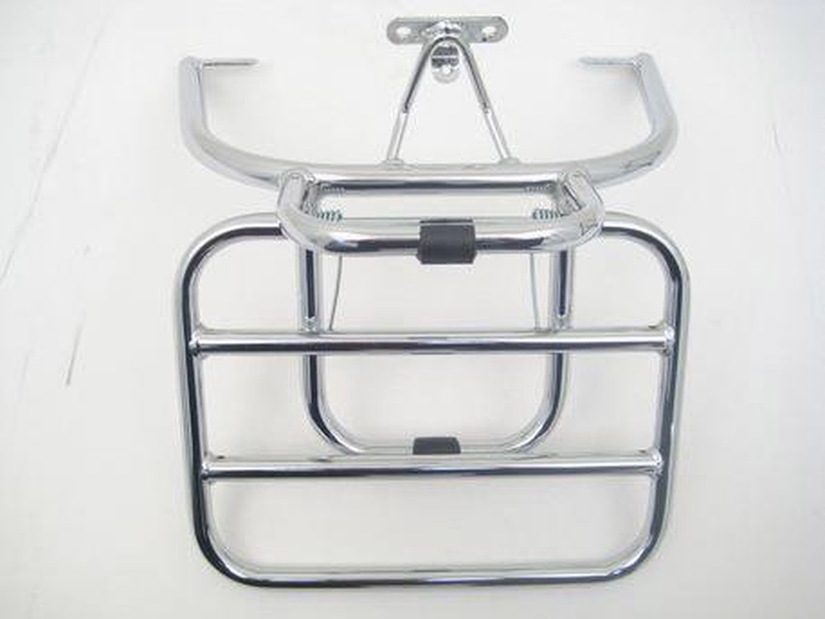  Top Case Porte-Bagages Pliable chromé pour Vespa LX, LXV Touring