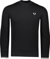 Fred Perry Sweater Zwart Normaal - Maat XL - Heren - Herfst/Winter Collectie - Katoen;Polyester