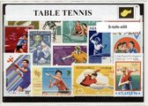Tafeltennis – Luxe postzegel pakket (A6 formaat) : collectie van verschillende postzegels van tafeltennis – kan als ansichtkaart in een A6 envelop - authentiek cadeau - kado - geschenk - kaart - china - tafeltennistafel - tennis - balsport