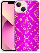 GSM Hoesje Geschikt voor iPhone13 mini Beschermhoesje Barok Roze