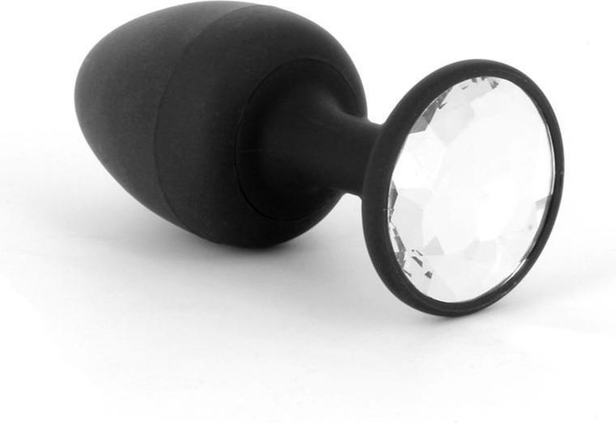 Goedkoopste Dorcel Buttplug met bewegende metalen balletjes Geisha Diamond - L