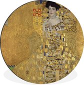 WallCircle - Wandcirkel - Muurcirkel - Portret van Adèle Bloch-Bauer I - Gustav Klimt - Aluminium - Dibond - ⌀ 30 cm - Binnen en Buiten