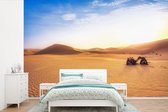 Behang - Fotobehang Kameel - Woestijn - Zand - Breedte 330 cm x hoogte 220 cm