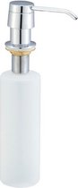 Bally Inbouw Zeeppompje Kunststof Fles 250ml Chroom