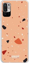 6F hoesje - geschikt voor Xiaomi Redmi Note 10 5G -  Transparant TPU Case - Terrazzo N°5 #ffffff