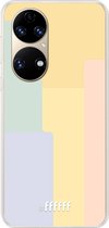 6F hoesje - geschikt voor Huawei P50 -  Transparant TPU Case - Springtime Palette #ffffff