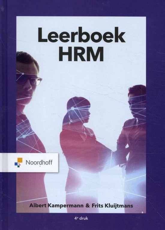 Samenvatting Leerboek HRM, ISBN: 9789001749781  HRM. Strategisch HRM