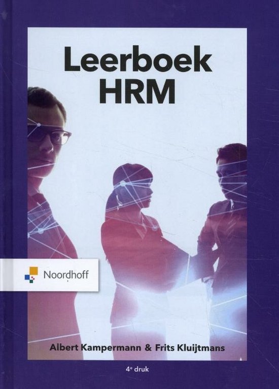 Samenvatting  HRM 1 Zuyd-  HRM (HRM1) leerboek HRM 