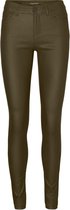 Vero Moda Broek Vmseven Nw Ss Smooth Coatclr Pant 10160210 Dark Olive Dames Maat - W25 X L30