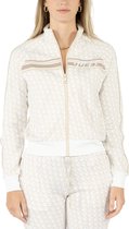 Guess Brianna Zip Jacket Dames Vest - Beige - Maat L