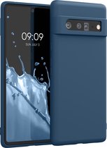 kwmobile telefoonhoesje voor Google Pixel 6 Pro - Hoesje voor smartphone - Back cover in donkerblauw