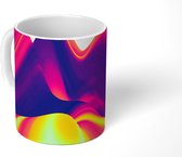 Mok - Kleurrijke abstracte achtergrond - 350 ML - Beker