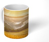 Mok - Mist - Zon - Landschap - 350 ML - Beker