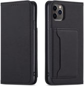 Fashion - Étui portefeuille magnétique tendance iPhone 13 Pro | Noir