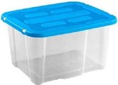 Hega Opbergbox Big Ben 17 Liter 31,8 X 39,8 X 22 Cm Blauw