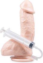 Spuitende Dildo Met Balzak - 13 cm