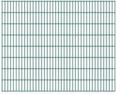 vidaXL Dubbelstaafmatten 2008 x 1630mm 22m Groen 11 stuks
