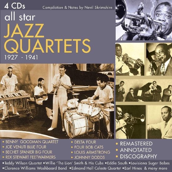 Various Artists - All Star Jazz Quartets 1927-1941 (4 CD)