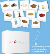 Proteïne Dieet Starterspakket | Week 1 | 42 Koolhydraatarme Maaltijden en Supplementen + Ketose Strips | Snel & makkelijk afvallen