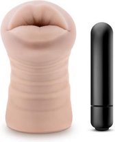 Mond masturbator Angie met vibratiebullet M for Men