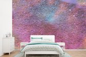 Behang - Fotobehang Roze en paarse glitters op een achtergrond - Breedte 330 cm x hoogte 220 cm